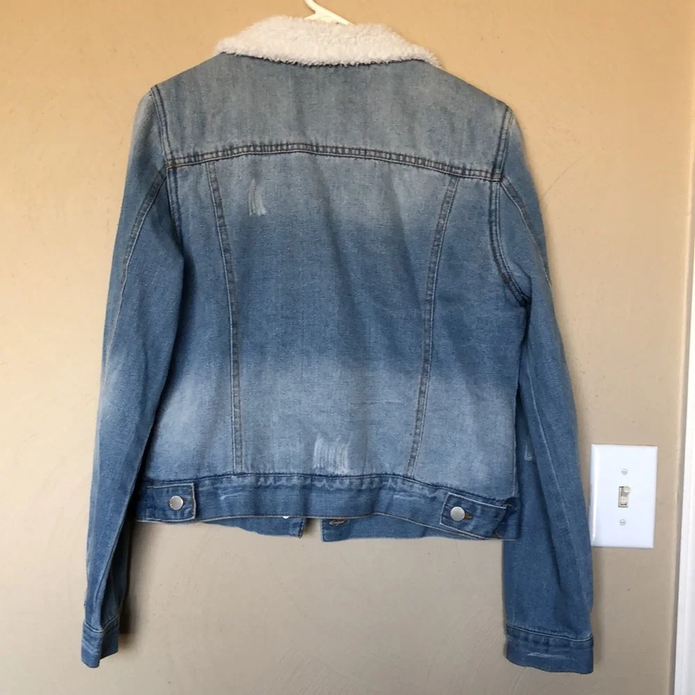 BRAND NEW lined Jean jacket Y2K - Picture 3 of 6